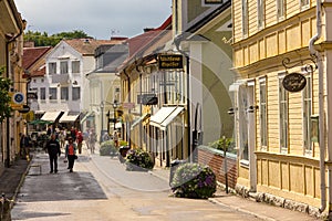 Main Street. Vadstena. Sweden
