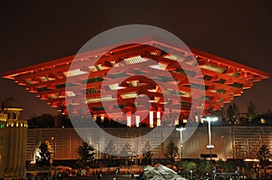 Main structure of the China Pavilion