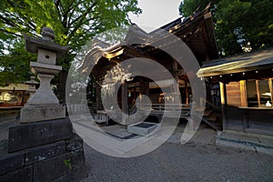 A main temple at Japanese Shrine photo