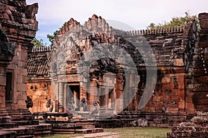 Main temple of Phanom Rung castle in Buriram, Thailand