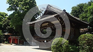 Main temple at Shinagawa shrine in Tokyo