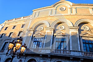 Main theater building in Barcelona