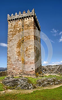 Main tower of Melgaco castle