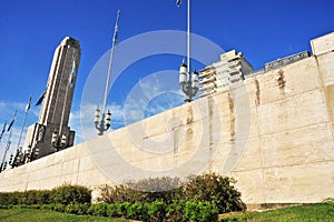 Main tower of the Monumento a la Bandera located at Rosario city