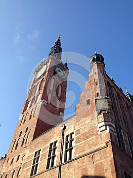 Main Town Hall of Gdansk Danzig, Poland