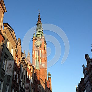 Main Town Hall of Gdansk Danzig, Poland