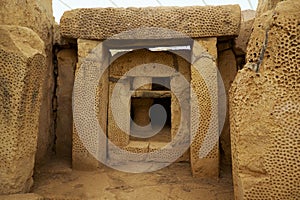 The Main trilithon at the South Temple of the Mnajdra Temples, M photo