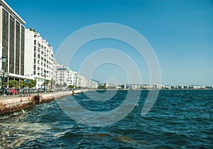 Main view on Thessaloniki embankment