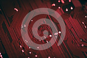 Mainboard in Red Color