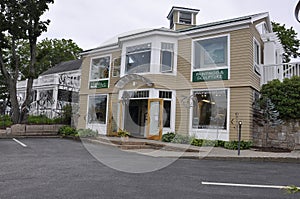 Kennebunkport, Maine, 30th June: Maine Art Gallery Building from Kennebunkport in Maine state of USA