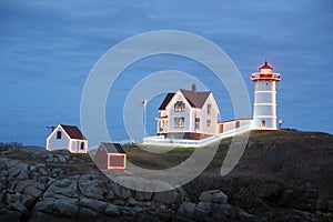 Maine Lighthouse Shine Bright for the Holiday Season