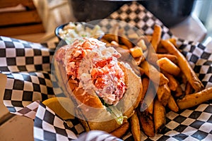 Maine lobster roll photo