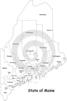 Maine map