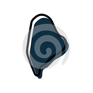 Maine map vector illustration. USA state map