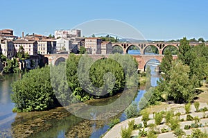 The Maine river at Albi in France photo