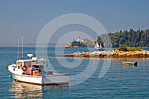 Maine scenic coastline