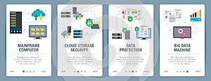 Mainframe computer, cloud storage security,  data protection,  big data machine