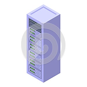 Mainframe server unit hosting cloud computing services