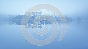 Mainland on the horizon