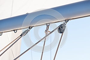 Mainsheet and roller with rope