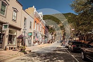 Mainstreet Georgetown, Colorado in Summer