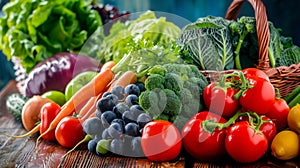 Maintain a healthy lifestyle by eating fresh fruits and vegetables.