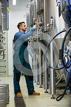 Maintained worker working at brewery