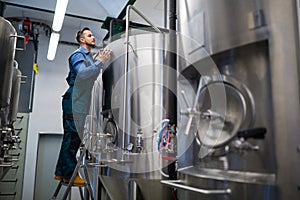 Maintained worker working at brewery