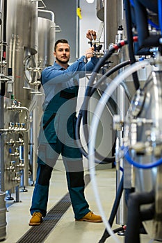 Maintained worker working at brewery