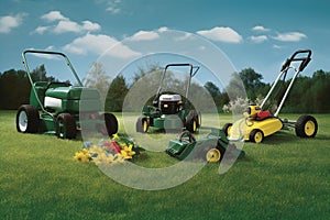 Maintaining a Healthy Lawn: Essential Tools and Equipment for Spring Season - Ai Generated