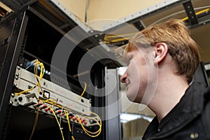 Maintenance engineer in telecom site