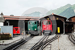 Maintenance facility for rack steamtrain - Switzerland