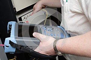 Maintenance of fiber-optic link