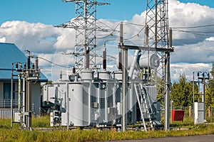 Maintenance Power Transformer in High Voltage Electrical Substation