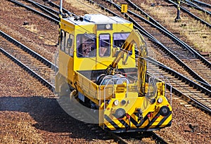 Maintenance railway carriage