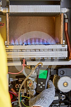 Maintenance, repair, adjustment, gas heater, master service