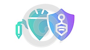 Maintenance and Security Shield, Technical Support and Protection, vector design Generative AI