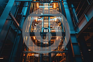 A Technician's View Inside the Elevator Shaft