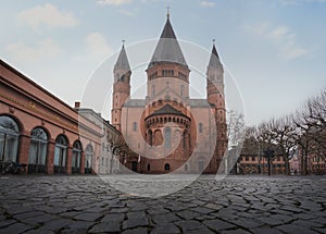 Mainz Cathedral at Liebfrauenplatz - Mainz, Germany