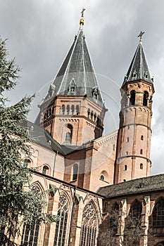 Mainzer Dom cathedral in Mainz in Germany