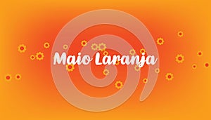 Maio Laranja background photo