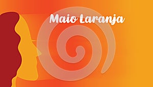 Maio Laranja background photo