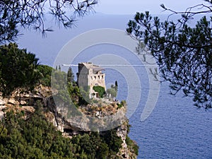 Maiori tower on the coast amal photo