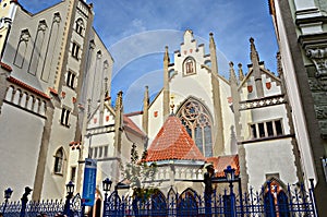 Maisel Synagogue in Jewish Quarter in Prague