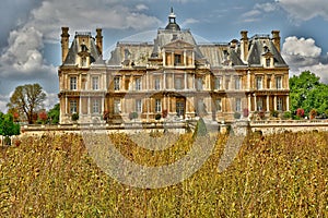 Maisons Laffitte; France -  june 18 2022 : the castle