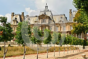 Maisons Laffitte; France -  june 18 2022 : the castle