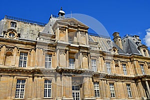 Maisons Laffitte; France - may 16 2019 : the castle