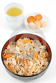 Maitake-gohan