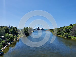 The Maitland River Leading to Goderich Salt Mines