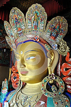 Maitreya - Future Buddha statue from Ladakh photo